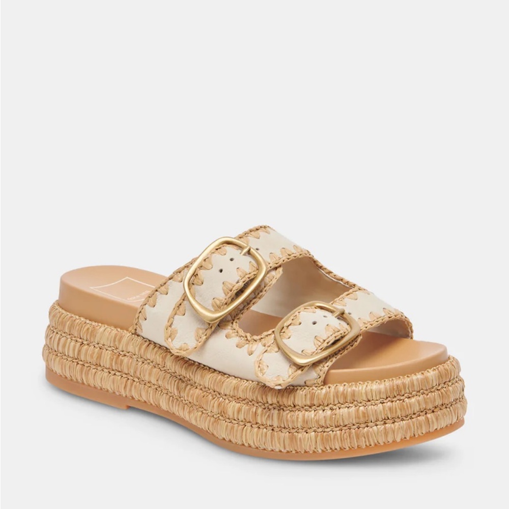 Dolce Vita Wanika Sandal 9.5. Sand Nubuck. NIB! Retailed $140 Make me an offer!